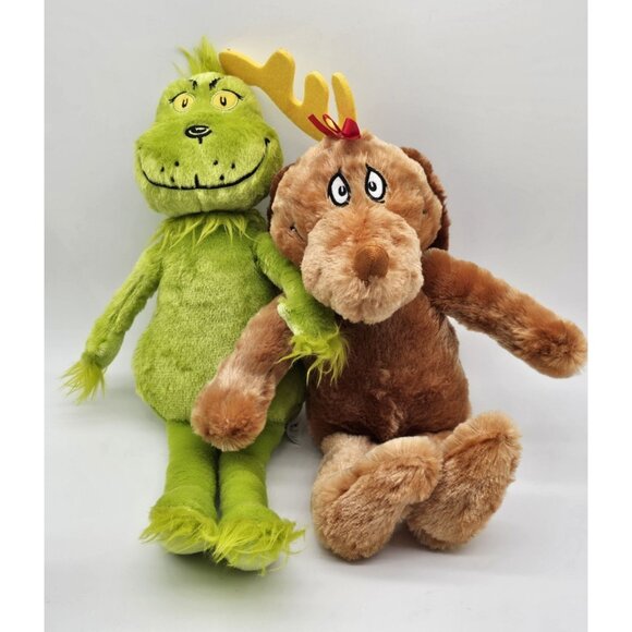 Dr Suess How The Grinch Stole Christmas Kohl's Cares Plush Grinch & Max Dog 2024